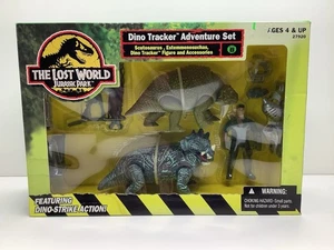 New Sealed Kenner Jurassic Park Lost World Exclusives Dino Tracker Adventure Set - Afbeelding 1 van 15