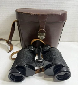 Prismáticos PZO LP8x30 de colección Polonia Ejército Militar Guerra Fría con estuche de cuero - Imagen 1 de 21