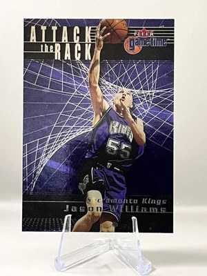 2000-01 Fleer Game Time #6 AR Jason Williams Attack the Rack Sacramento Kings - Image 1 of 2