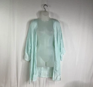 NWT Jes & Gray Living Women's Light Aqua Short Kimono Robe - One Size (?) - Picture 1 of 4
