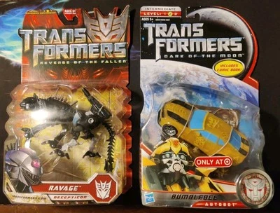 Hasbro Transformers Revenge Of The Fallen Ravage & Bumblebee Dark Of The Moon - Image 1 of 4