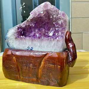 13.84LB Natural amethyst cave quartz crystal cluster mineral specimen healing - Picture 1 of 19