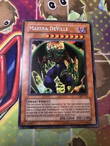 YUGIOH MAZERA DEVILLE AST-111 JUEGO SECRETO/DESGASTE DE BORDE - Imagen 1 de 2