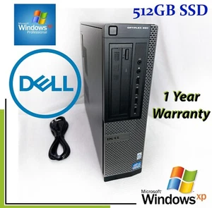 Windows XP PRO 32 Bit SP3 - Dell OptiPlex 990 DT Intel, MAX Ram, 512GB SSD - Picture 1 of 7