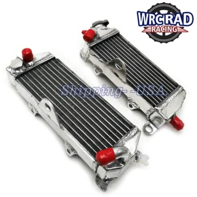 Radiador de aluminio L&R Kawasaki KDX200 1995-2006 KDX220R 1997-2005 2004 2003 2002 Foto 1 de 4