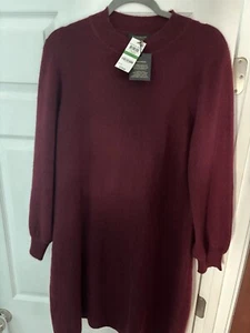 cashmere dress long sleeve women large - Picture 1 of 2