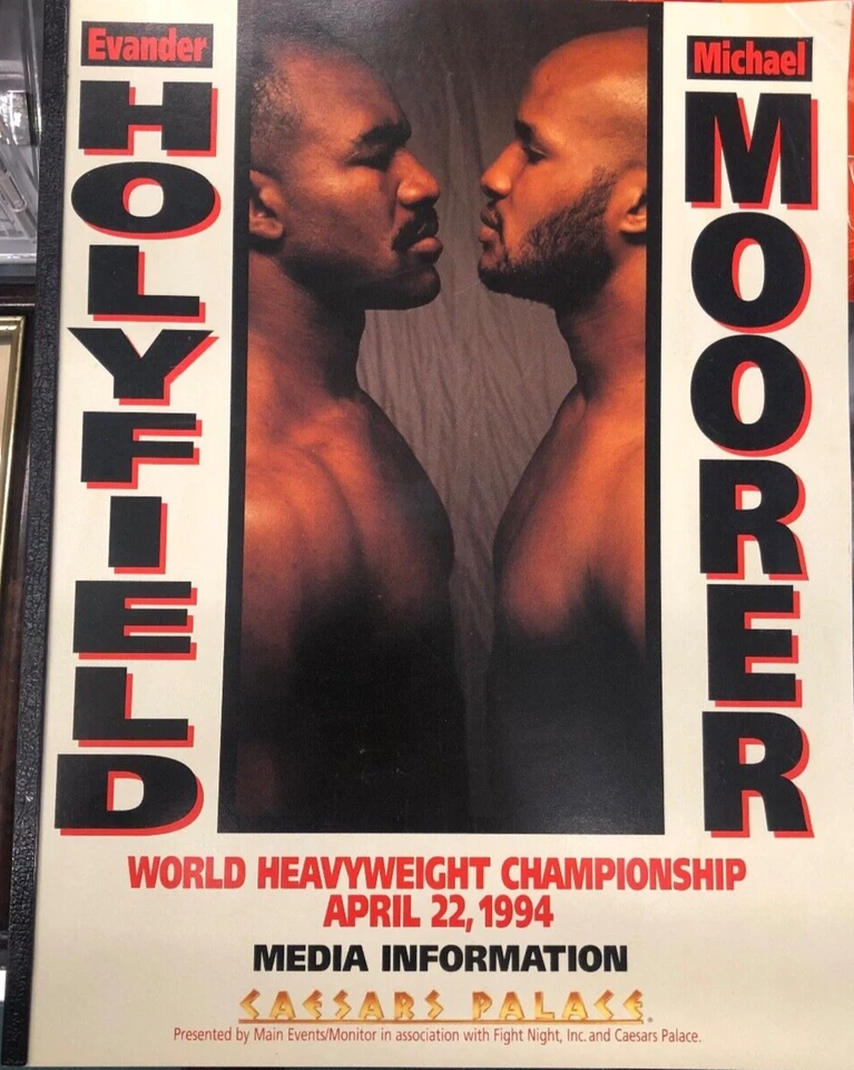 Evander Holyfield v Michael Moorer 1994 媒体信息书 — 第 1/1 张图片