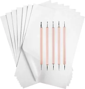 50 Sheets Carbon Paper Graphite White Transfer (8.5 x White-50 - Picture 1 of 7