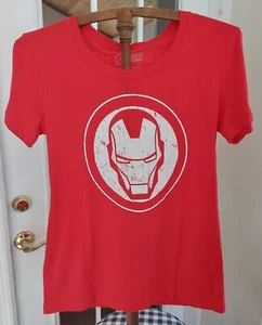 Marvel Iron Man Boys Graphic T Shirt Youth Size Large Red New with Tags - Picture 1 of 5