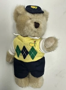 Masters Golf Tournament Teddy Bear Plush Argyle Sweater Outfit 2013 - Picture 1 of 3