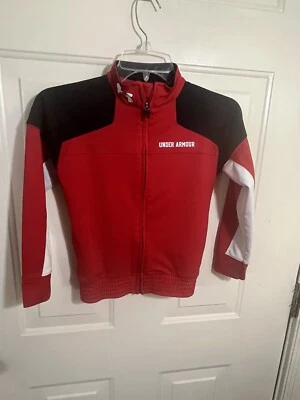 Under Armour Boys Full Zip Polyester Jacket. Size 6 - Image 1 of 4