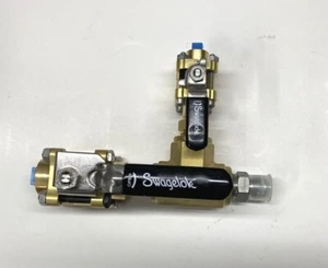 Swagelok Shut Off Purge Assembly Brass B-63TF8 - Picture 1 of 11