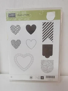 Stampin' Up! Juego de estampillas Hearts a Flutter #19252 - Imagen 1 de 2