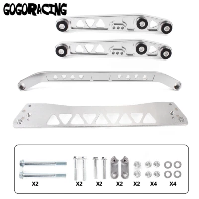 Billet Lower Control Arm W/ Subframe Brace Tie Bar 92-95 For Honda Civic EG LCA - Изображение 1 из 4