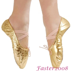 Adultos Niños Bailarina Baile del vientre Danza Folk Nacional Ropa de baile plana Zapatos - Imagen 1 de 14