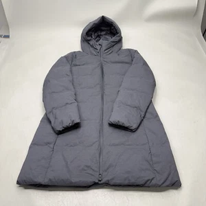 Chaqueta de plumón Uniqlo grande gris para mujer - Imagen 1 de 24