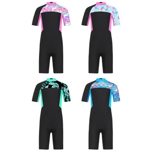 Kids Girl's Jumpsuit Water Leotards UV Protection Bodysuit Training Rompers - Picture 1 of 33