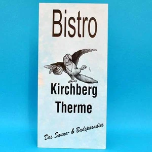 Bistro Kirchberg Therme um 1995 | Speisenkarte Getränkekarte - Bild 1 von 1