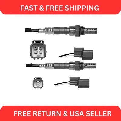 Juego de 2 sensores de oxígeno O2 delanteros y traseros OEM para Acura Integra Honda CR-V Denso Foto 1 de 4
