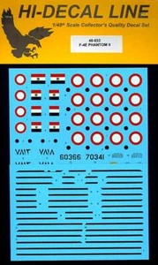 Hi Decals 1/48 MCDONNELL DOUGLAS F-4E PHANTOM II Egyptian Air Force - Picture 1 of 4