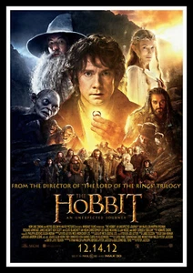 The Hobbit An Unexpected Journey Movie Poster Print & Unframed Canvas Prints - Picture 1 of 2