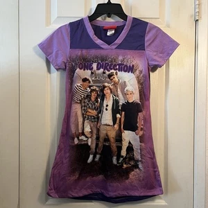 One Direction Nightgown Pajamas Girl's 14 NWT 1D Purple PJ'S Harry Louis Liam - Picture 1 of 3