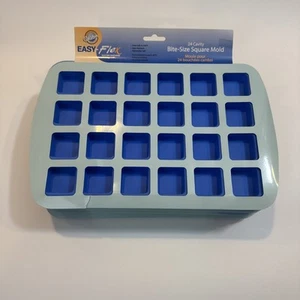 Wilton Easy Flex Silicone Bakeware Bite Size Square Mold 24 Cavity Lot of 4 - Picture 1 of 9