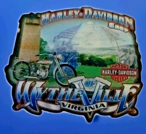 Prendedor Harley Davidson Shop Wytheville Virginia 1 1/2" - Imagen 1 de 5
