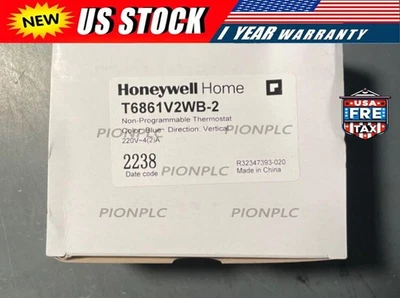HONEYWELL HOME RESIDEO T6861V2WB NON PROGRAMMABLE THERMOSTAT BLUE VERTICAL NEW - Image 1 of 4
