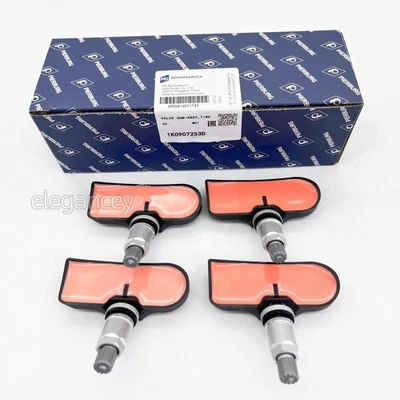 4X New 1K0907253D TPMS Tire Pressure Monitoring Sensor for AUDI VOLKSWAGEN JETTA - Image 1 of 4