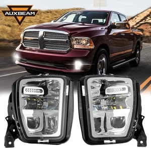 AUXBEAM DOT Approved LED Fog Lights Fog lamps for 2013 -2018 Dodge RAM 1500 - Bild 1 von 12