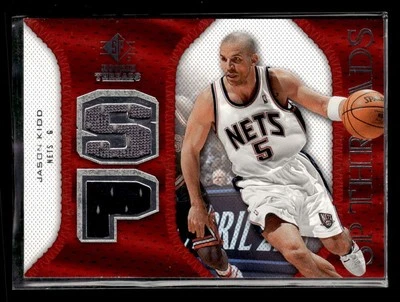 2007-08 SP Rookie Threads Jason Kidd SP Patch Jersey Relic Nets U3843 - Image 1 of 2