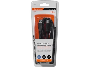 Cable - Vivanco 45235, USB 3.1, Gen 1, 1.8 m - Imagen 1 de 1
