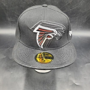Atlanta Falcons NFL Black New Era 59Fifty 7 1/2 Fitted Hat - Picture 1 of 9