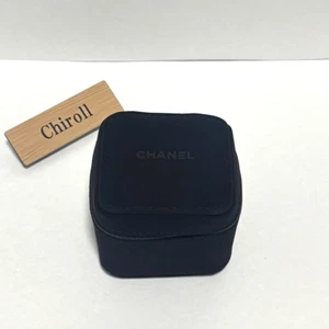 Chanel Watch Case Soft Pouch Box Travel Black Not for Sale Rare Gift Portable - Picture 1 of 8