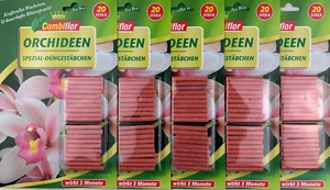 100 St. Orchideen Düngestäbchen, Langzeit Dünger, Combiflor, NPK(Mg) 14+7+8(+2) - Bild 1 von 3