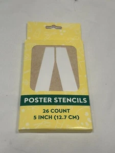 posterschablonen 26 Stück 5 Zoll ABC - Bild 1 von 2