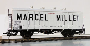 Rail 43 wagon réfrigérant décoration Marcel Millet SNCF Ep III toit blanc 433010 - Afbeelding 1 van 7