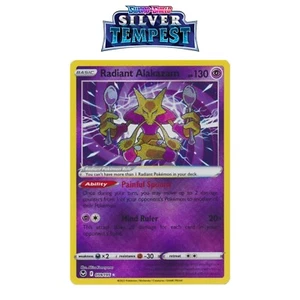Radiant Alakazam 059/195 Silver Tempest Ultra Rare Near Mint Pokémon TCG - Picture 1 of 2
