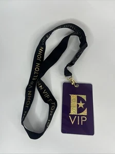 Elton John VIP Ticket Lanyard Farewell Yellow Brick Road Final Tour 2019 - 2023 - Picture 1 of 2