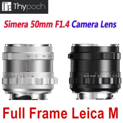 Thypoch Simera 50mm F1.4 ASPH Full Frame Manual Lens for Leica M M11 M10 M240 - Image 1 of 4