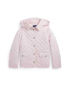 Polo Ralph Lauren Big Girls Quilted Barn Jacket Hint of Pink Size XL - Picture 1 of 2