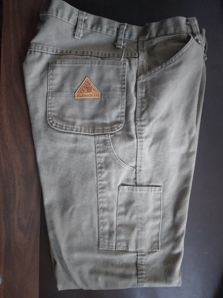 Bulwark FIRE RATED Men’s CARPENTER PANTS Size 38x30 ARC RATING 14.6 - Image 1 of 2