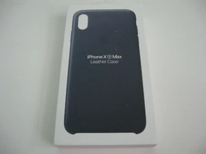 Funda de Cuero Genuino Auténtico Apple iPhone X XS MAX Azul Medianoche Original NUEVA - Imagen 1 de 3