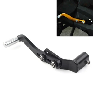 Palanca de cambios CNC reposapiés pedal reposapiés palanca de cambios aluminio universal negro - Imagen 1 de 9