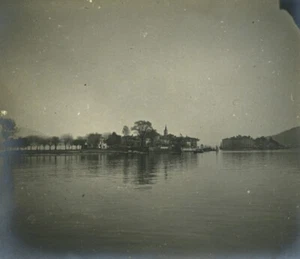 Italien Lago Maggiore Isola dei Pescatori Isola Bella altes Foto 1900 - Bild 1 von 3