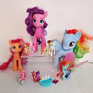 Lotto My Little Pony Mini Stallone da Canto, Cruscotto, Sirena Glitterata, Formaggio Hasbro - Foto 1 di 13