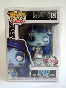 FUNKO POP 1120 CORPSE BRIDE EMILY SPECIAL DIAMOND NUEVO EN PROTECTOR UV OFICIAL - Imagen 1 de 7