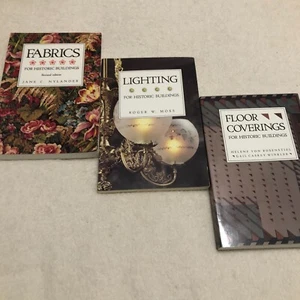 HISTORIC BUILDING PRESERVATION 3 PB Books Lighting Floor Covering Fabrics - Picture 1 of 20
