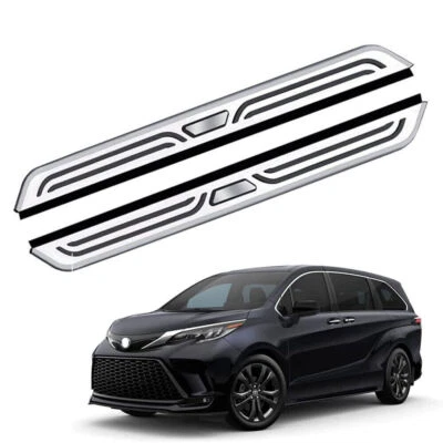 2Pcs Fits for Toyota Sienna 2021 2022 2023 Running Board Side Step Nerf Bar  - Image 1 of 4